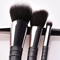 Ensemble de 10 pinceaux de maquillage vegan naturels de haute qualité avec logo personnalisé pour le correcteur et la beauté du visage