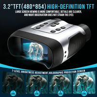 Vente en gros Nouveau modèle NV2188 Lunettes de vision nocturne numériques à projection holographique Grossissement 8X