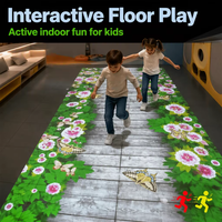 Jeux de projecteur interactifs d'extérieur, jeux de sol interactifs, petits projecteurs de jeux pour enfants