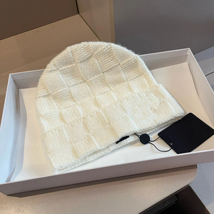 Topi Rajut Wol Desainer Mewah Dapat Dibalik Multi-Fungsi Hangat Musim Gugur Musim Dingin Pola Karakter Jacquard 100% Wol - Product Image 4