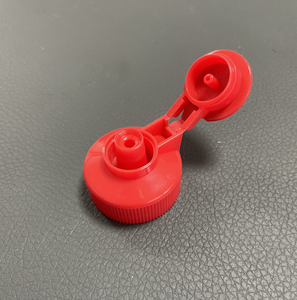 Rot 28mm 28 400 410 Flip Top Cap Kunden spezifische Lieferanten Kunststoff kappe Flip Top für Flaschen verschluss - Product Image 4