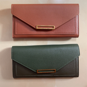 <span class=keywords><strong>Portafoglio</strong></span> in pelle sintetica di moda retrò da <span class=keywords><strong>donna</strong></span> all'ingrosso Design lungo molto economico - Product Image 6