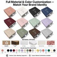Caja de Regalo de Cartón Reciclable Personalizada con Impresión de Logotipo para Marca de Joyería Ecológica y Solución de Empaque de Lujo