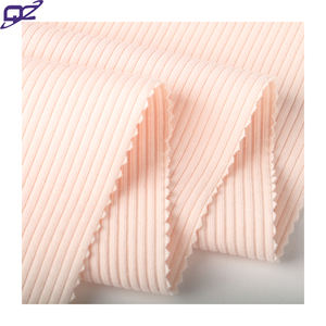 <span class=keywords><strong>Couleur</strong></span> unie, tissu extensible dans les 4 sens, doux au toucher, à prix compétitif, 4x2, tissu en coton spandex côtelé pour vêtements, hauts pour femmes - Product Image 3