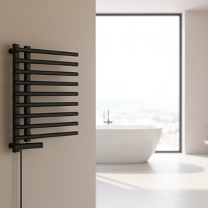 <span class=keywords><strong>Radiateur</strong></span> droit antibactérien blanc et noir pour <span class=keywords><strong>salle</strong></span> <span class=keywords><strong>de</strong></span> <span class=keywords><strong>bain</strong></span> 200W, style rotatif - Product Image 1