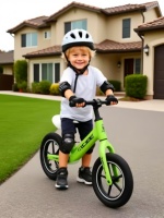 Bicicleta de Equilibrio Ajustable para Niños Pequeños, Sin Pedales, el Mejor Regalo para Niños y Niñas de 2 a 5 Años, Fácil de Manejar, Cómoda
