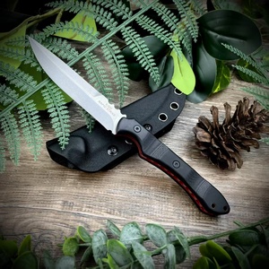 Cuchillo de Acero Inoxidable Personalizado de Primera Calidad con Funda Kydex, Mango G10, Clip de Cinturón Ajustable y Portátil para Camping - Product Image 3