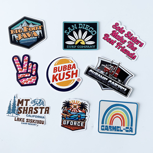 Tốt nhất bán UV chống lại không thấm nước biểu tượng tùy chỉnh máy tính xách tay vòng dính chết cắt Vinyl Nhãn dán nhãn biểu tượng tùy chỉnh Sticker - Product Image 2