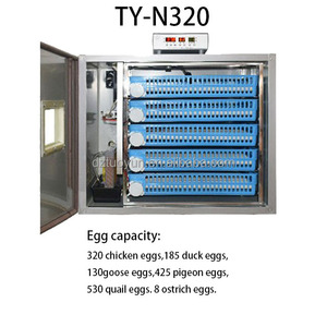 TUOYUN Hot Selling <strong>Incubators</strong> Hatching Ac and Dc <strong>Emu</strong> 320 <strong>Eggs</strong> <strong>Incubator</strong> Fully Automatic 12v 220v