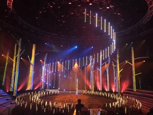 Système d'éclairage cinétique LED Étoile filante Orbisfly <span class=keywords><strong>DMX</strong></span> 3D Tube Lumières de plafond Barre de pixels - Product Image 5