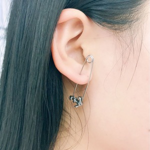 Pendientes de seguridad con forma de ancla, de acero de titanio, para mujeres y hombres, diseño geométrico de moda, origen Guangzhou - Product Image 1