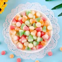 Fabrieksdirect meerkleurige stokvormige gevulde gummy snoepjes met echt vruchtensap OEM Private Label groothandel importeur zak