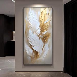 Quadro Moderno di Lusso di <span class=keywords><strong>Grandi</strong></span> <span class=keywords><strong>Dimensioni</strong></span> con Fiori <span class=keywords><strong>Dipinti</strong></span> Testurizzati, Decorazione da Parete per Soggiorno dietro al Divano o per Ingresso - Product Image 3