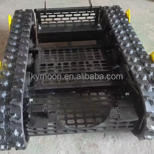 Telaio Cingolato <span class=keywords><strong>per</strong></span> Robot, Mini Escavatore a <span class=keywords><strong>Benzina</strong></span> con Cingoli in <span class=keywords><strong>Gomma</strong></span>, Piattaforma Cingolata Elettrica 48V - Product Image 2