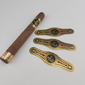 Etiquetas de Papel para Cigarros Adhesivas Ecológicas Personalizadas a Precio de Fábrica, Impresión de Etiquetas con Relieve en Lámina Dorada - Product Image 5