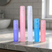 Flacon pulvérisateur de parfum en PP givré, atomiseur cosmétique rechargeable, conteneur d'échantillon 3ml 5ml 8ml 10ml 15ml 30ml