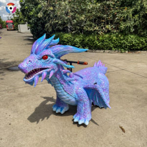 Dinosaurio Animatrónico <span class=keywords><strong>de</strong></span> Alta Simulación para Parques <span class=keywords><strong>de</strong></span> Diversiones Interiores/Exteriores, Scooter Eléctrico para Niños, Coche <span class=keywords><strong>de</strong></span> Dinosaurio Dragón en Venta - Product Image 4