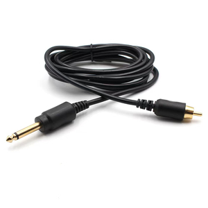 Cable de Audio Mono de 6.35mm Macho a RCA Macho para Consola, Amplificador, Guitarra Eléctrica - Product Image 3