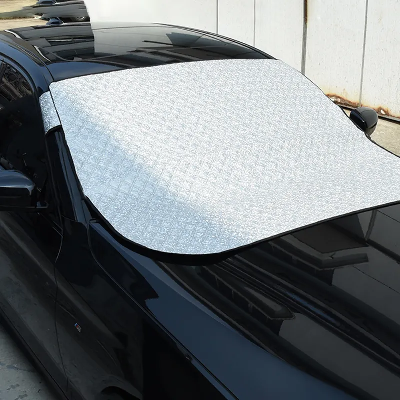 Réflecteur UV pare-soleil automatique pare-brise de voiture pare-soleil feuille d'aluminium avec magnétique pliable