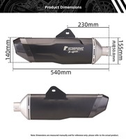 Nouveau silencieux d'échappement de moto haute performance 51 mm tout-terrain avec Db Killer Adv750 F850gs F750gs K198