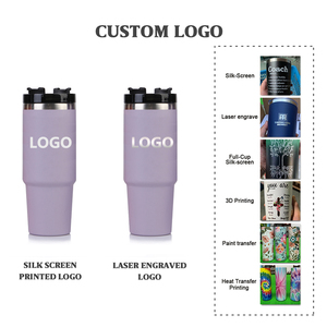 ZY 30oz logo personnalisé <span class=keywords><strong>protecteur</strong></span> de glace tasse portable grande capacité tasse voiture thermos tasse 304 bouteille d'eau en acier inoxydable - Product Image 3