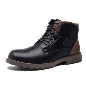 Nuevo Modelo de Botas para Hombre, Estilo Retro Británico, Parte Superior de Goma, Cuero Genuino, Impermeables, Antideslizantes, Modernas y Lujosas - Product Image 6