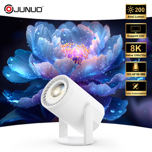 Proyector de Video Portátil de 200 ANSI Lúmenes con Decodificación 4K/60Hz, WiFi, Bluetooth, Corrección Trapezoidal Automática para Cine al Aire Libre, Camping y Viajes - Product Image 6