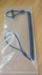 Cuerda elástica en espiral antipérdida DFS1012, cuerda en espiral personalizada para exteriores, antipérdida. - Product Image 6