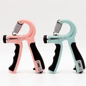 Gripper kỹ thuật số truy cập có thể điều chỉnh r Hình dạng Exerciser cơ bắp Nhà phát triển Grip sức mạnh đào tạo tăng cường cẳng tay tập thể dục tay Grip