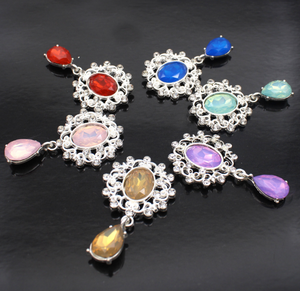 10ชิ้น/ถุง28*48มิลลิเมตรจี้ขนาด<span class=keywords><strong>เล็ก</strong></span>โลหะผสมเพชรเข็มกลัดเสื้อผ้าหมวกเครื่องประดับทำมือ DIY ตกแต่งเครื่องประดับ - Product Image 3