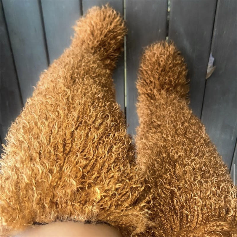 Fourrure mongole marron