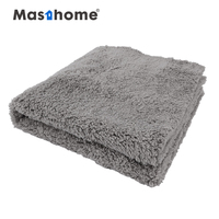 En stock – Chiffon de polissage en microfibre Blackline 500 GSM 40x40 cm pour nettoyage automobile et séchage de véhicules