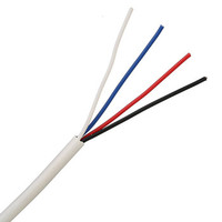 Cable de alarma de seguridad antirrobo trenzado, 22, 20, 16 AWG, a granel, PVC LSZH, 0,22 M, CCA, cobre, 2c, 4 núcleos, 6 núcleos, 8c, 12 núcleos