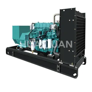 발전기 공급업체 오픈 프레임 디젤 발전기 세트 200kw 250kVA (Weichai 엔진 포함) Wp7d240e310