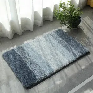 Popular Supplier Extra Soft Non-Slip Plush Shaggy Bath Carpet Bath Mats for Bathroom Floor