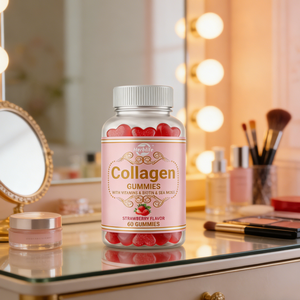 Gomitas de Colágeno con Vitamina C, Biotina y Algas Marinas, Complejo Vitamínico VC para Cabello, Piel y Uñas, 60 Unidades, Marca Privada OEM de Fábrica - Product Image 6