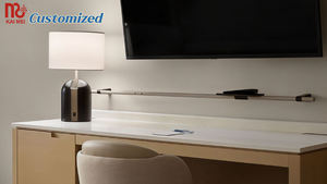 Fábrica Nuevo diseño Apartamento Hotel Muebles 5 estrellas Juegos de dormitorio Hang Zhou Hoteles modernos <span class=keywords><strong>Bet</strong></span> China Panel Juego de dormitorio de alto brillo - Product Image 4