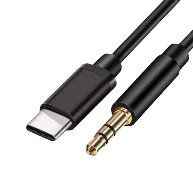 Wholesale AUX Cable Type C to 3.5mm Jack Audio Cables Headphone Adapter USB-C to Aux for Smart Phones