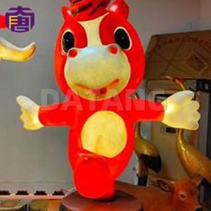 Chinese Zodiac Horse 3d Cartoon <b>Motif</b> Led <b>Light</b> For Outdoor Christmas & Festival Landscape Decor Ip65 Waterproof Garden Lamp - Product Image 2