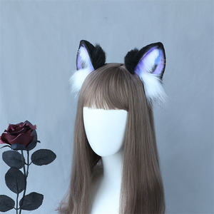 Chat <span class=keywords><strong>cheveux</strong></span> cerceau anime en peluche cosplay fête diffusion en direct accessoires coiffure <span class=keywords><strong>cheveux</strong></span> accessoires - Product Image 5