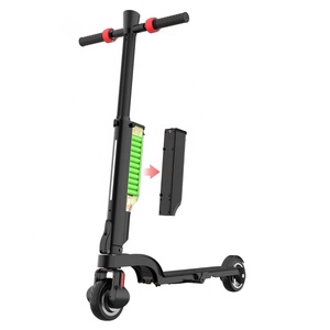 Trottinette électrique pliable X6, 250W, pneus pleins de 5,5 pouces, batterie amovible, trottinette électrique de petite taille - Product Image 4