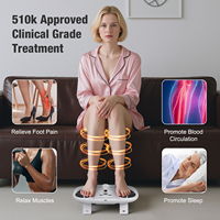 Masseur de pieds électrique OEM TENS EMS, tapis de massage des pieds, stimulateur de pieds portable pour soulager la douleur de la neuropathie