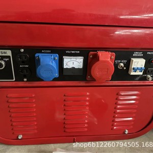 เครื่องกำเนิดไฟฟ้าเบนซิน 2.3 กิโลวัตต์ 7 แรงม้า เฟสเดียว 110 220 380 โวลต์ สตาร์ทไฟฟ้า สำหรับใช้ในครัวเรือนและกลางแจ้ง - Product Image 1