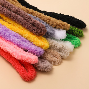 Limpiador de tuberías de aluminio con forro de coral, 2 cm x 1 m de largo, tira de felpa para manualidades DIY, material de hilo de tamaño pequeño - Product Image 4