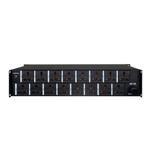 Séquenceur d'alimentation en rack 16 prises, séquence de marche/arrêt en 1 seconde, protection contre les surcharges 8000W, disjoncteur 63A, USB pour sonorisation professionnelle et scène <span class=keywords><strong>PA</strong></span> - Product Image 3