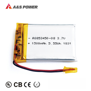 IEC62133 KC UL approved 3,7 v 1500mAh lithium ion lipo battery 853450 - Product Image 6