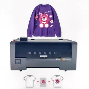 Hot Koop Dtf Printer A2 A3 Met Dual I3200 Xp600 Head Touch Screen T Shirt Label Warmte Overdracht Foto Digitale Dtf Printer Shaker