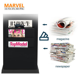 MWE Magazine Kiosco <span class=keywords><strong>de</strong></span> pie Lcd Android Pantalla táctil Publicidad Quiosco en bibliotecas - Product Image 4