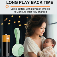 Machine à bruit blanc pour bébé, aide au sommeil apaisante, haut-parleur de bruit blanc naturel, appareil d'aide au sommeil pour bébé FM0228