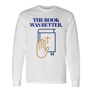T-shirt a maniche lunghe con stampa Scriptura Reading Bookworm - Promozionale - Product Image 1